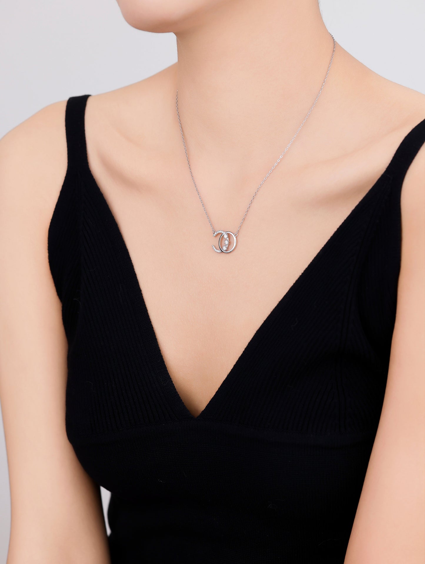 SILVER CHARM CONNECT CHAIN (Chain + Pendant) (ID:1111)