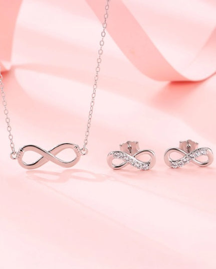Bow Dimond PENDANT SET (Chain + Pendant + Earrings) (ID: 2030)