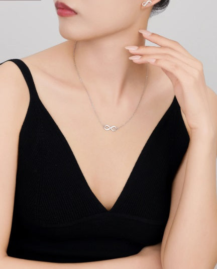 Bow Dimond PENDANT SET (Chain + Pendant + Earrings) (ID: 2030)